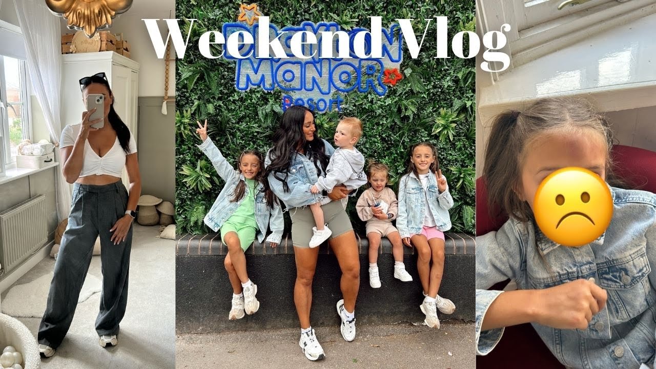 FAMILY OF 8 WEEKEND VLOG | Drayton Manor, Head Injury and trips to the LEGO STORE | Mum of 6