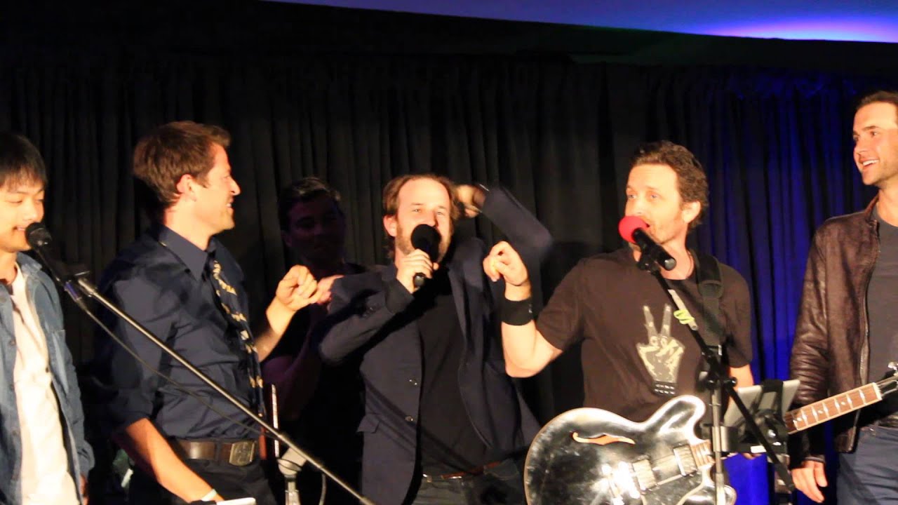 Supernatural DC Con '14 Cabaret - Misha/Richard Playful Fighting