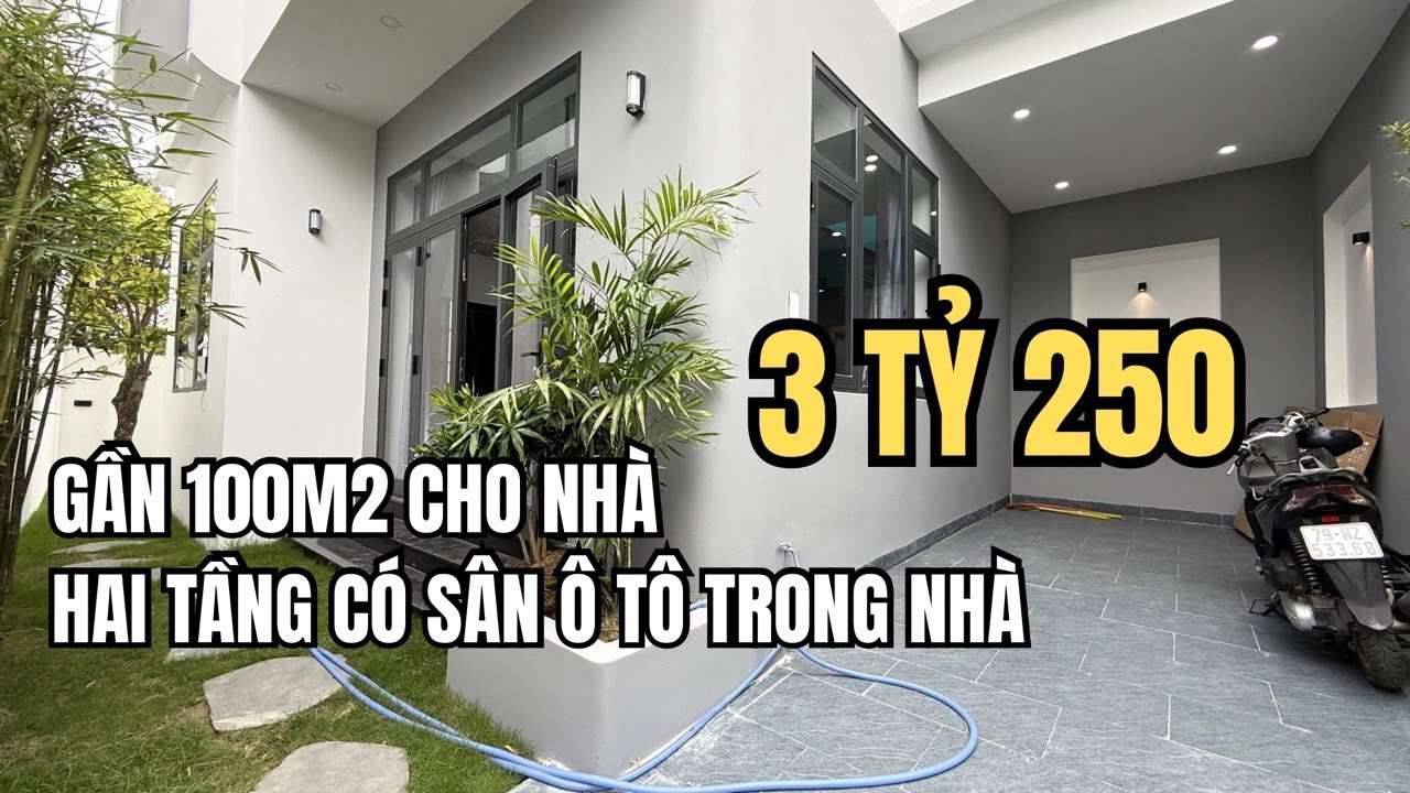 Ngôi nhà đẹp giá rẻ gần 100m2 có sân ô tô mà chỉ 3 tỷ250 #bannhanhatrang
