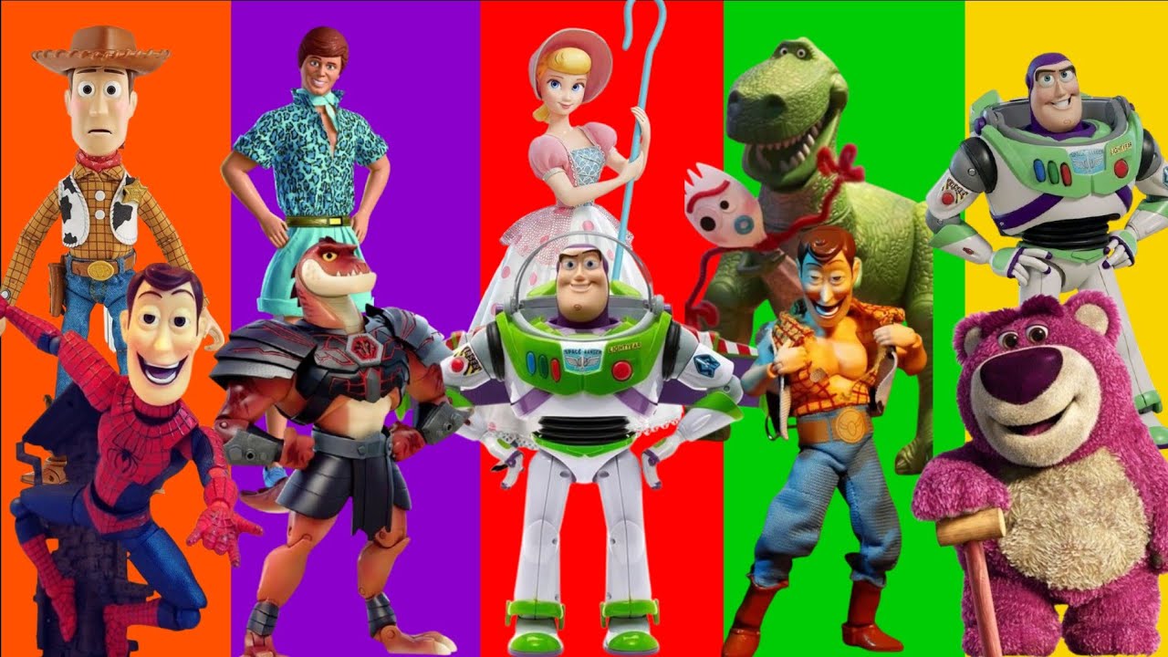 Looking for Disney Pixar Toy Story 4 Buzz Lightyear, Woody, Jessie, Mr. Potato, HeadSlinky Dog, Rex