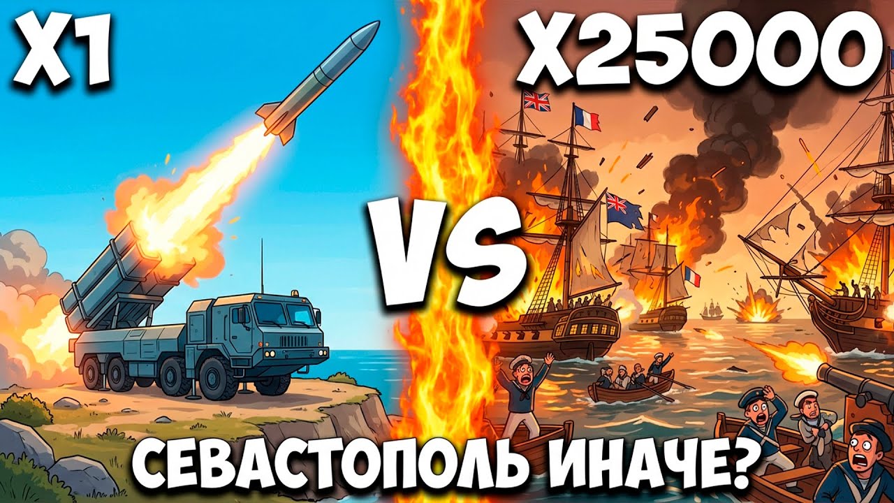 ЧТО ЕСЛИ Береговой комплекс «БАСТИОН» будет защищать СЕВАСТОПОЛЬ в 1854 году?