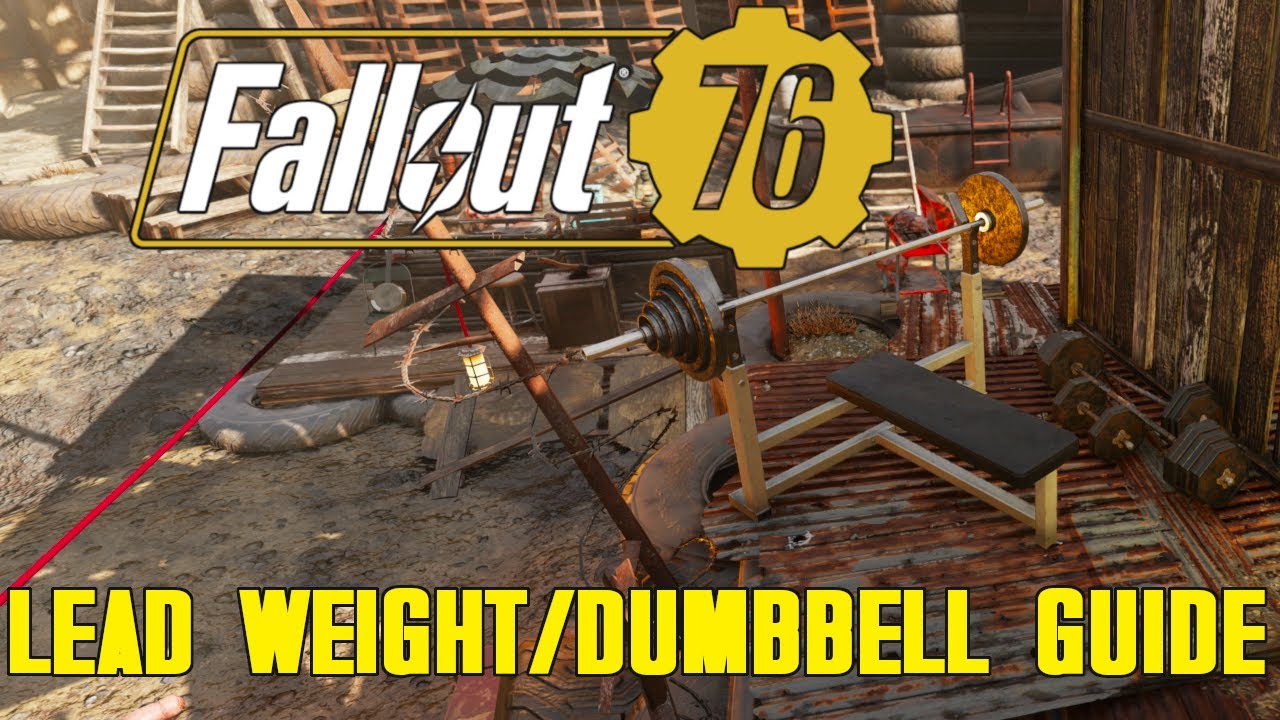 Fallout 76, All Lead Weight/Dumbbell Locations!