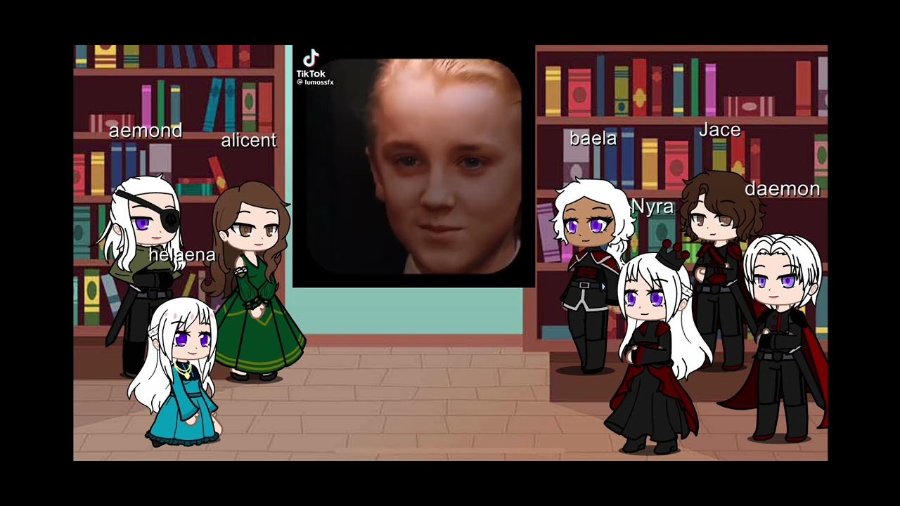 Hotd react to Aegon Targaryen as Draco Malfoy (video is slowed)