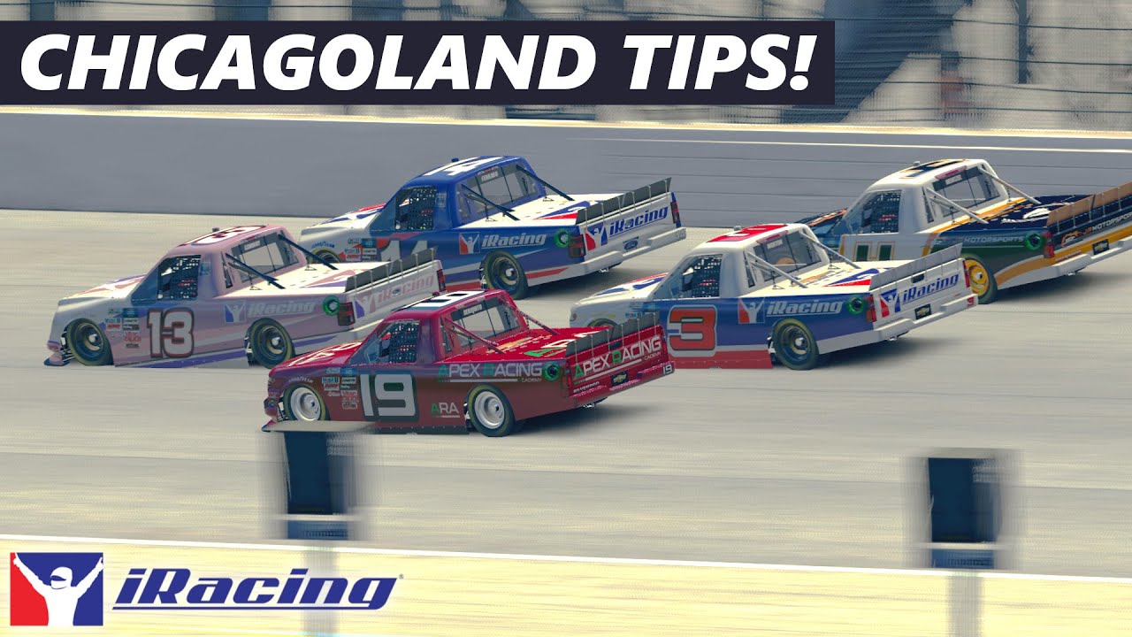 iRacing: 6 советов для Чикаголенда! (Руководство по гонкам на грузовиках NASCAR)