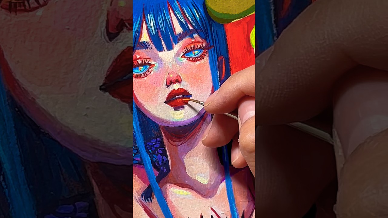 Dragon Mother Painting Process 