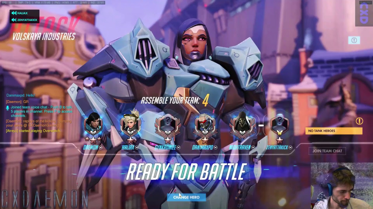 Kamikaze Pharah (mostly) Gameplay @ 420ish