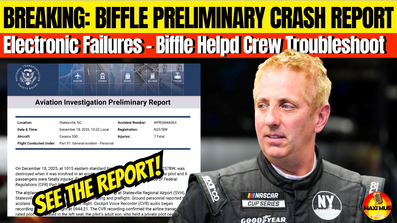 BREAKING: NTSB Preliminary Report Released On Greg Biffle Plane Crash: Doomed From The Start?🚨