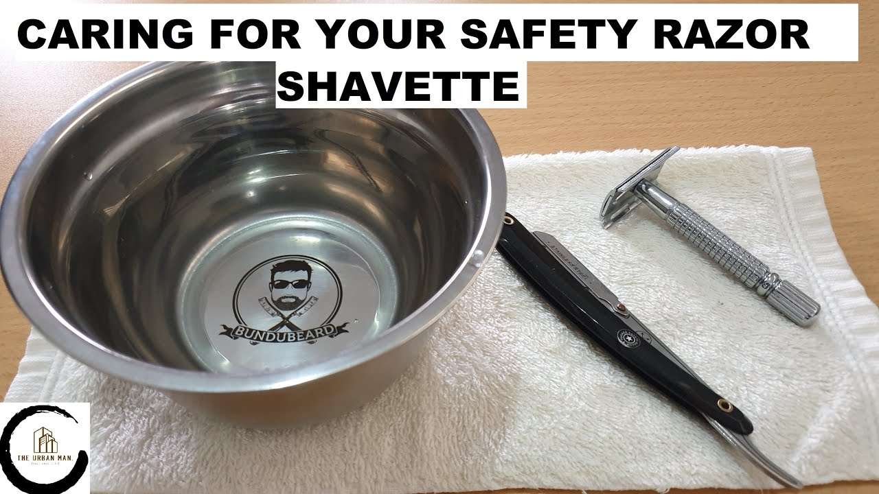 How to clean a Safety Razor and Shavette after Shaving