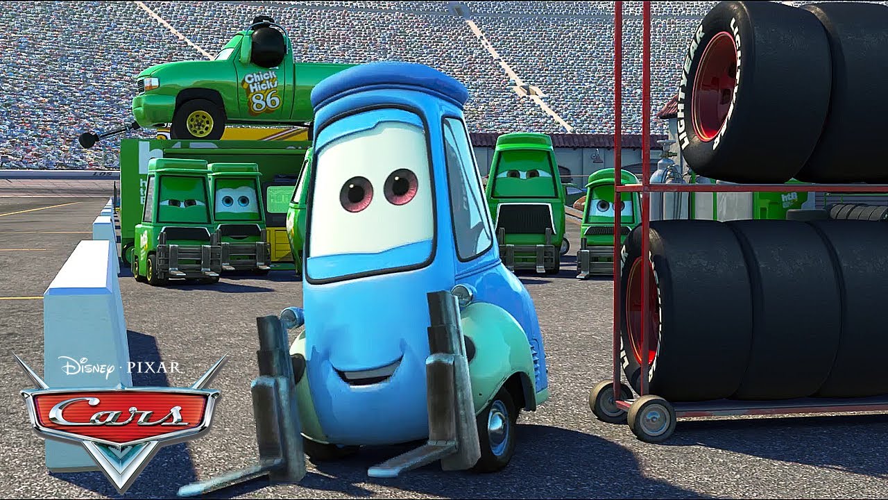 Every Guido Pitstop! | Pixar Cars | @disneyjr