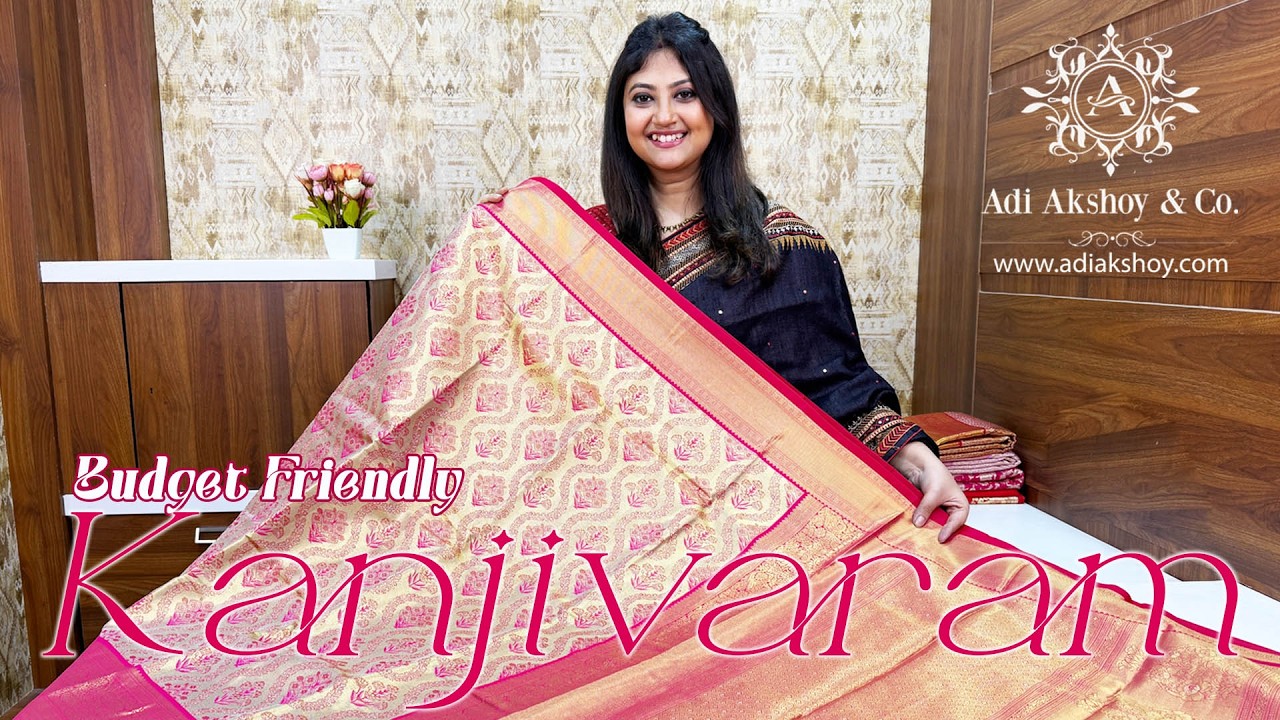 Adi Akshoy's Exquisite Brocade Kanjivaram Sarees Collection #saree #kanjivaram #adiakshoy