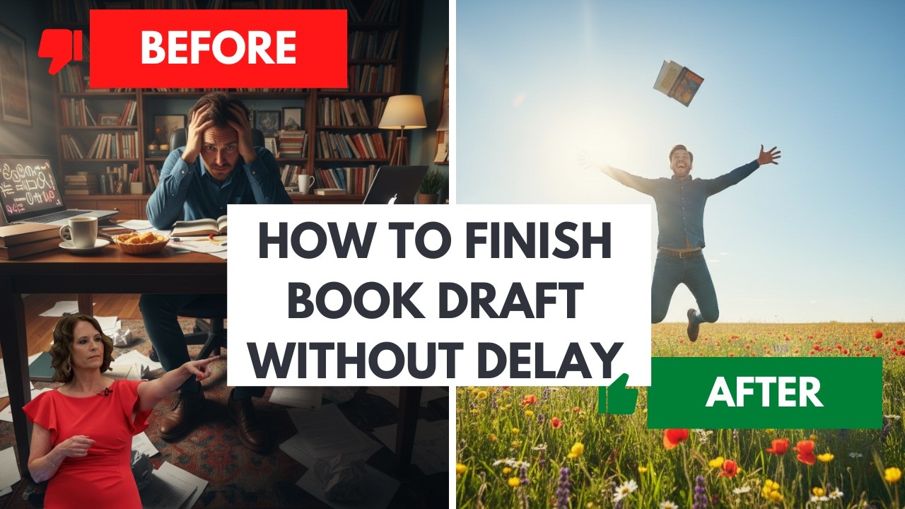 Finish Your First Book Draft Without Wasting Months even if you’ve never written before