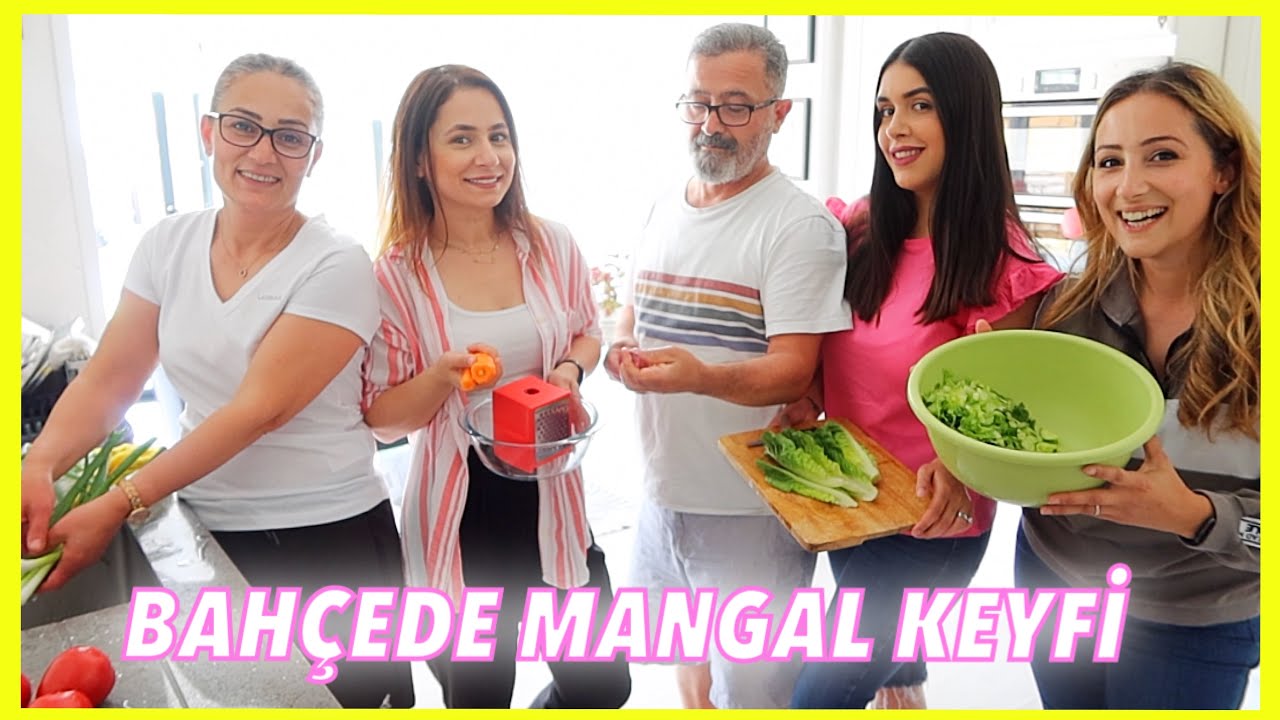BABAM S&Uuml;RPRİZİMİ &Ccedil;OK BEĞENDİ, BABAM VE KARDEŞİM'E BAH&Ccedil;EDE MANGALLI DOĞUM G&Uuml;N&Uuml; - G&Uuml;NL&Uuml;K VLOG