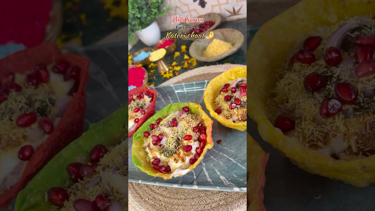 *Holi Special* Katori Chaat 🤌 #shortsfeed #short #shortvideo #holi #holifestival #holi2026 #food