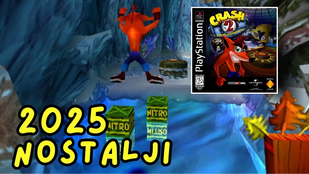 Crash Bandicoot 2 Oyununu 2025 Yılında Oynamak :) - Nostalji Türkçe Oynanış
