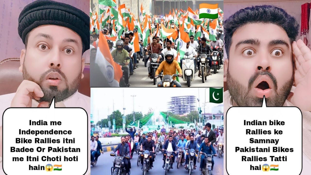 India Independence Day Bike Rallies Vs Pakistan Independence Day Bile Rallies 