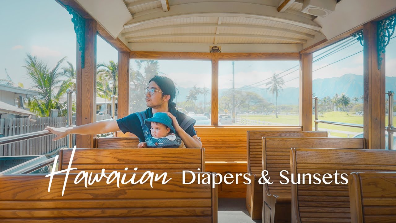 Hawaiian Diapers & Sunsets｜Family trip with 1-year-old｜4K Travel vlog