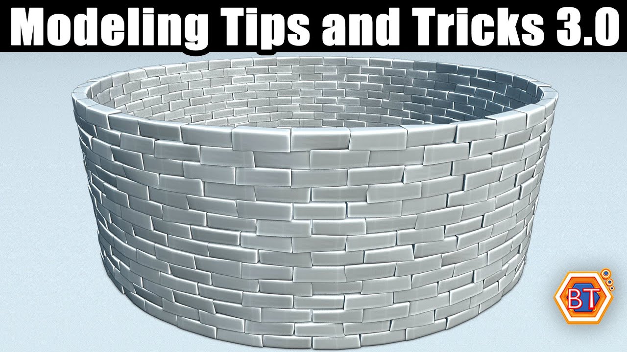 Blender 3.0 - Modeling Tips & Tricks | Brick Wall