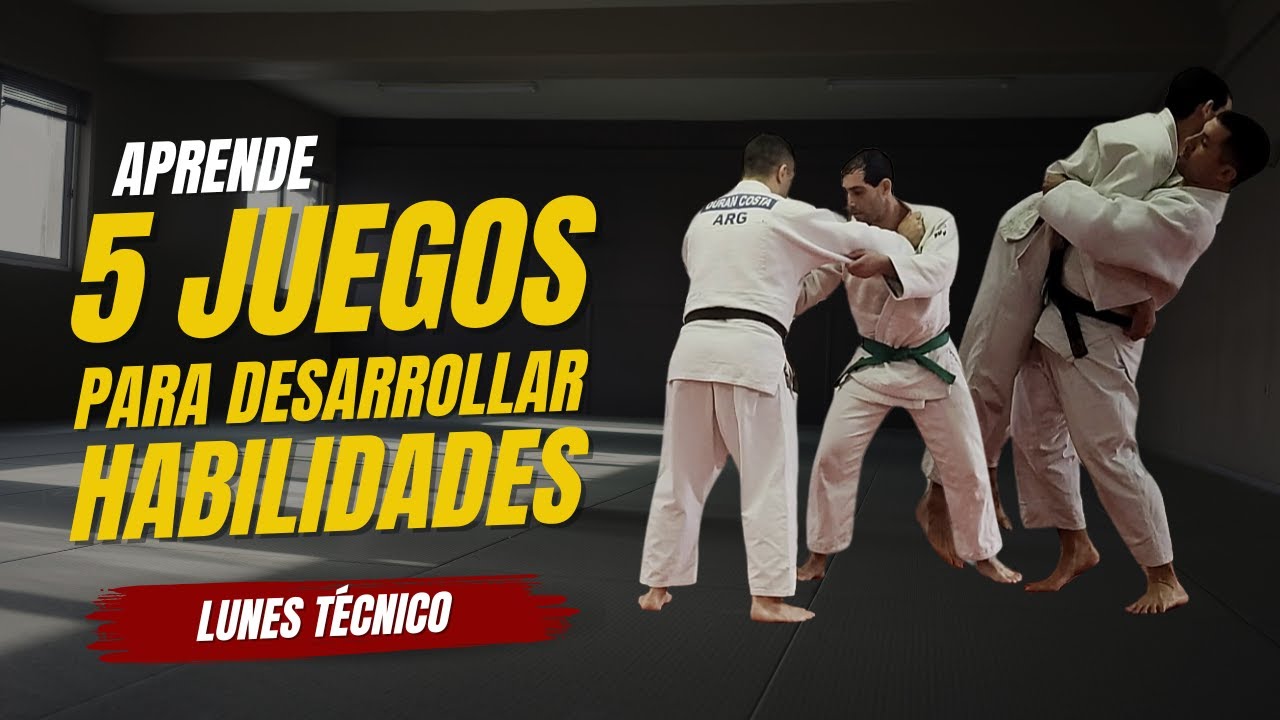 5 JUEGOS para mejorar tus HABILIDADES EN TACHI-WAZA | Lunes técnico