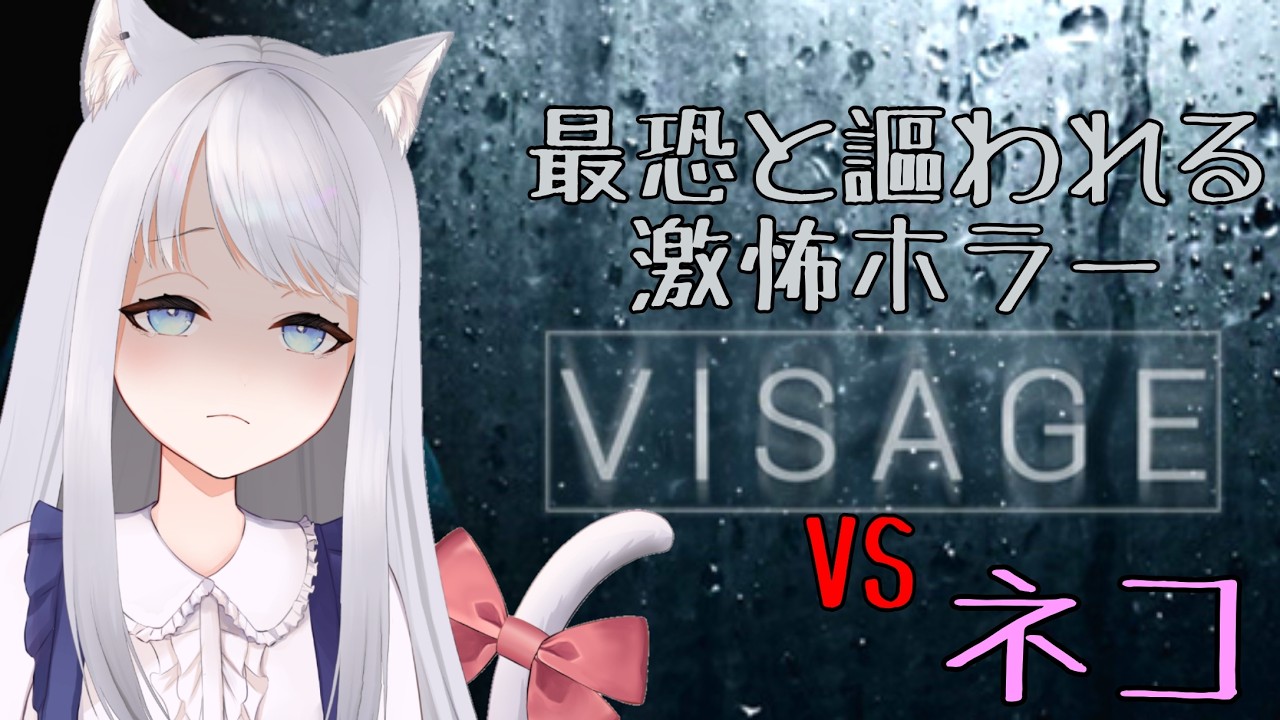 【新人Vtuber】最恐と謳われるホラー VS ネコ【VISAGE】