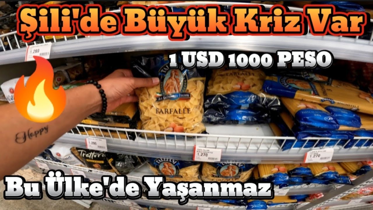 ŞİLİ MARKET FİYATLARI | ŞİLİ EKONOMİK KRİZ YAŞIYOR 🇨🇱 ~ 35