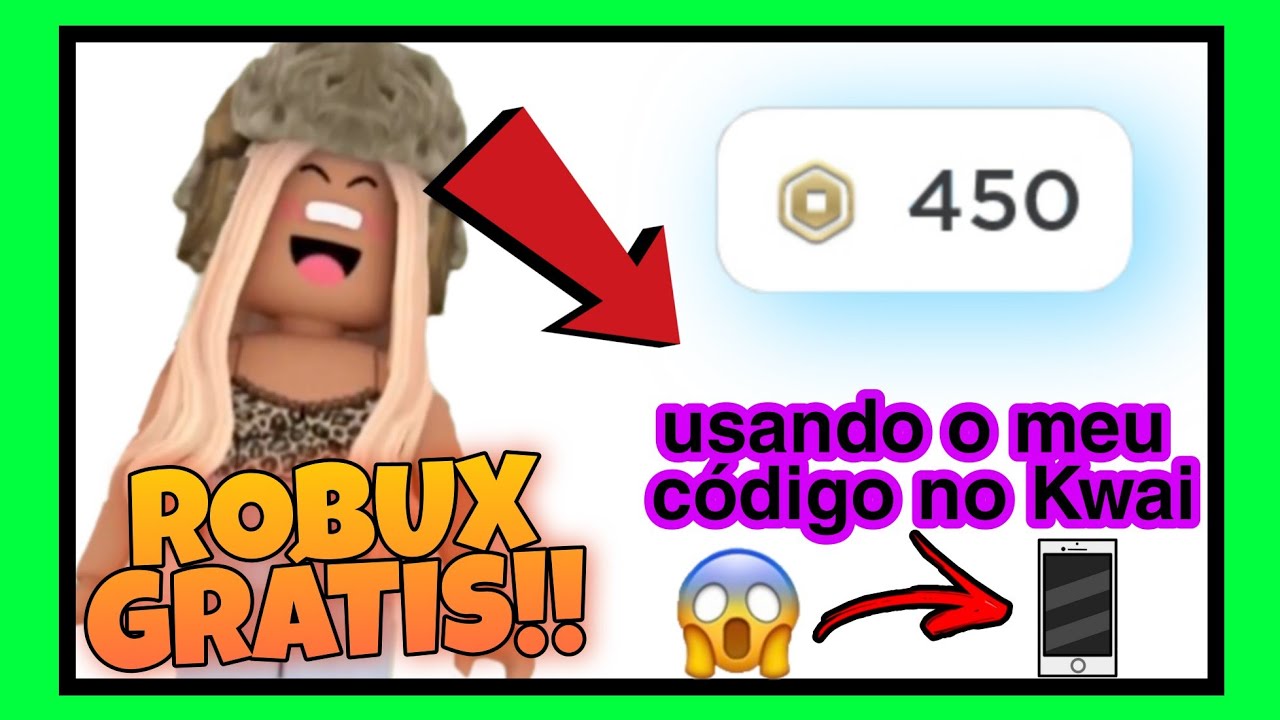 COMO USAR O MEU C&Oacute;DIGO NO KWAI E GANHAR UM GIFT CARD OU 400 ROBUX!!