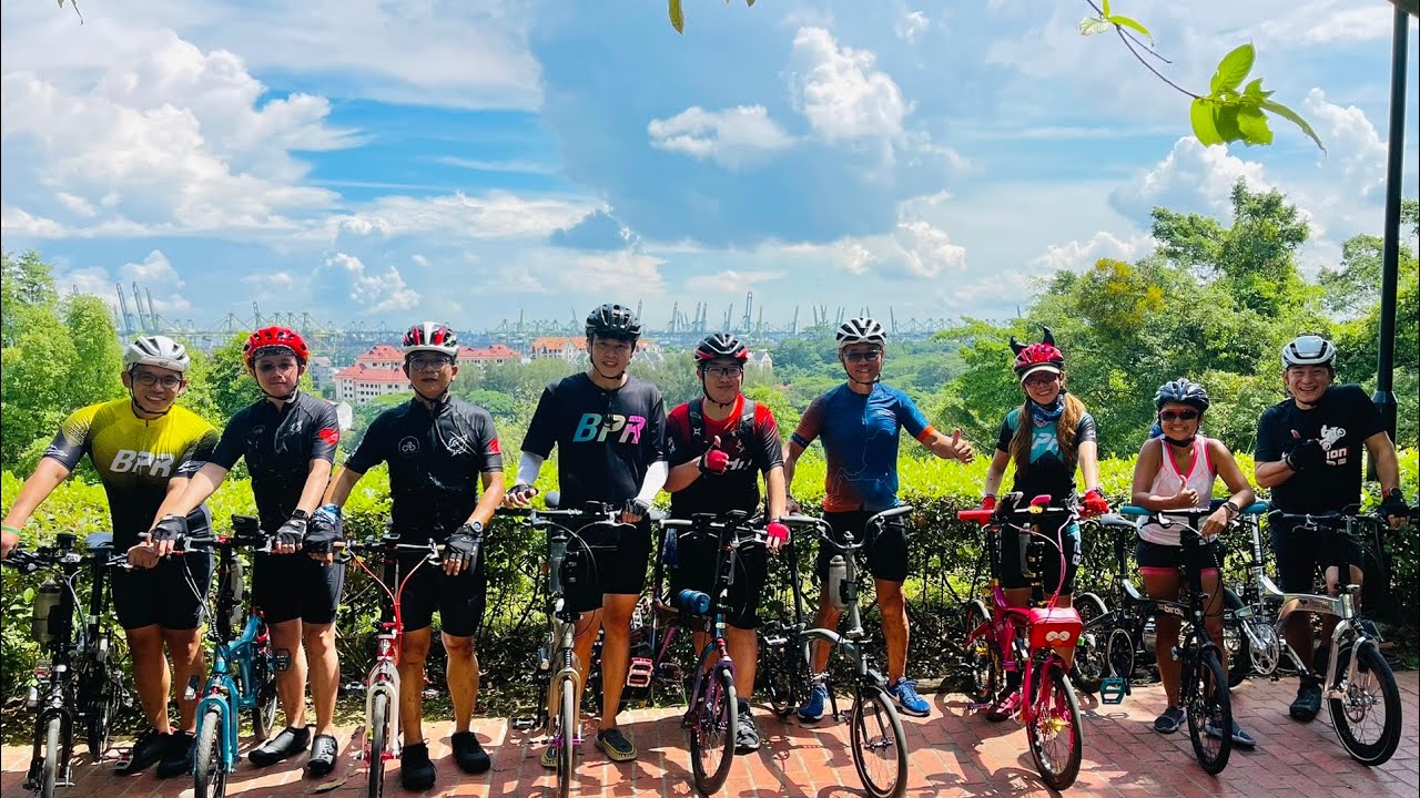 Fun ride with Brompton and a birdy riders