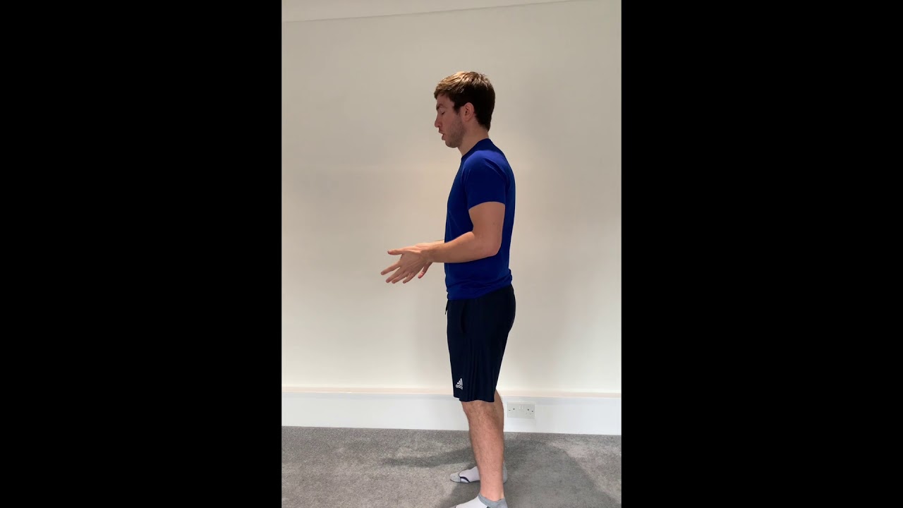 Standing Roll Down Exercise