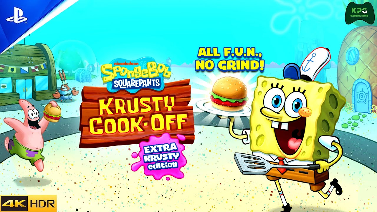 SpongeBob: Krusty Cook-Off - Walkthrough Gameplay 4K 2160p 60FPS Ultra HD