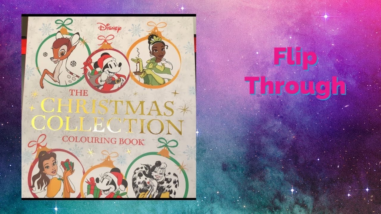 Disney’s Christmas collections Colouring Book (flip through)