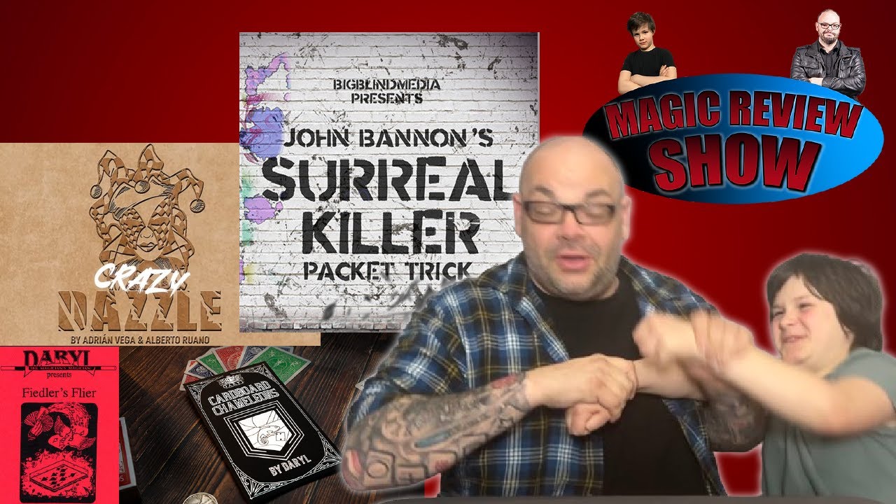 Surreal Killer, Cardboard Chameleons, Crazy Dazzle & Fiedlers Flyer | Craig & Ryland's Magic Review
