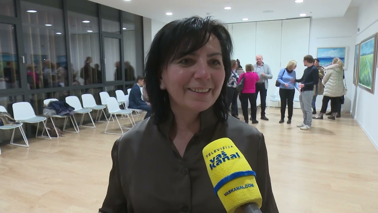 Razstava Vide Praznik v KC Škocjan