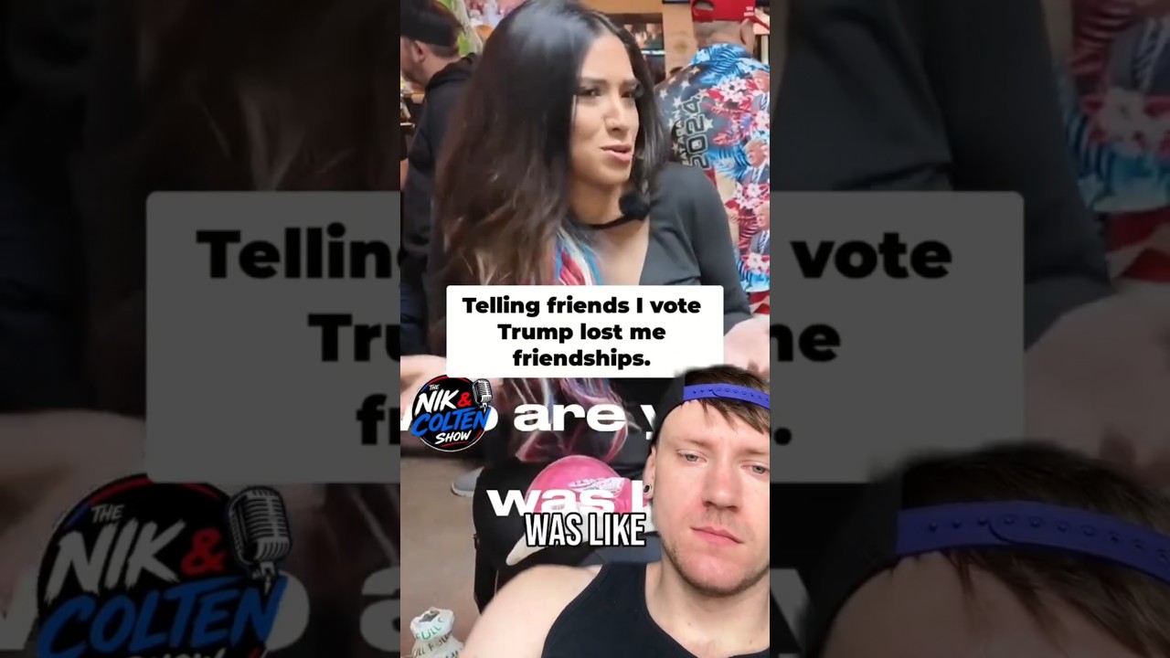 She Admitted Voting Trump Cost Her Friends 😳 #Trump #Politics #News