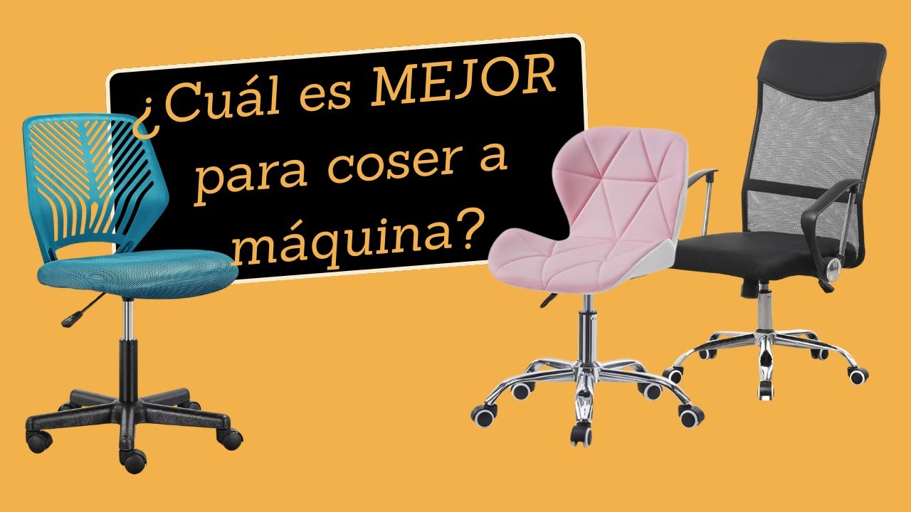 SILLA para coser A MÁQUINA: 7 Consejos para elegir la mejor