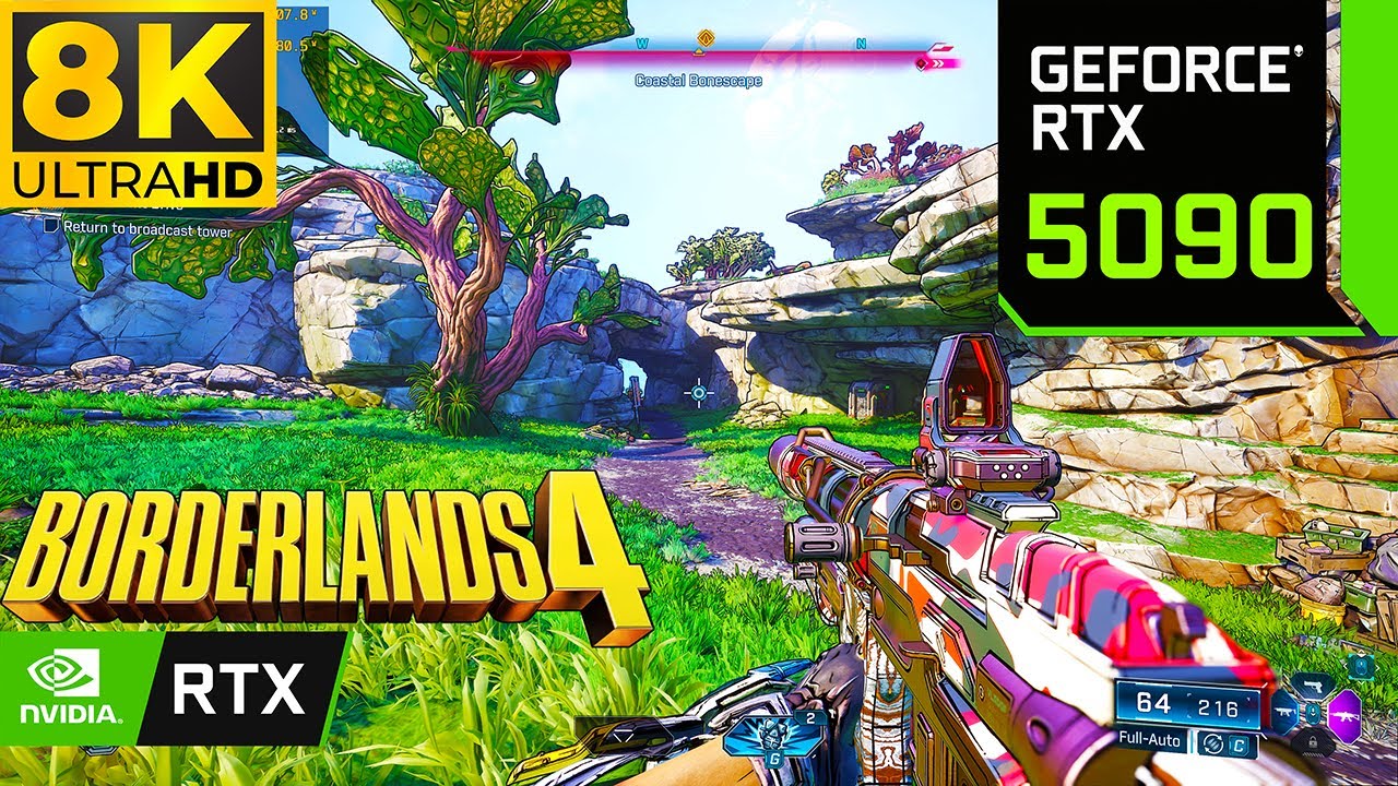 Borderlands 4 : 8K Resolution Maximum Settings ( RTX 5090 / DLSS 4 ON )