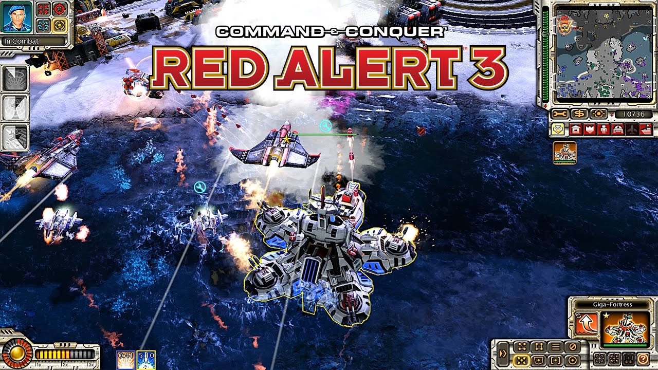 Red Alert 3 New Dawn MOD Rising Sun: геймплей | Гига-крепость по-прежнему самый мощный юнит