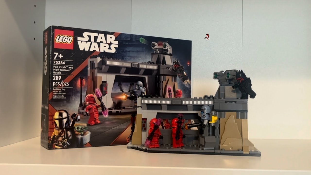 Lego Star Wars Paz Vizsla And Moff Gideon Battle Review (2024)