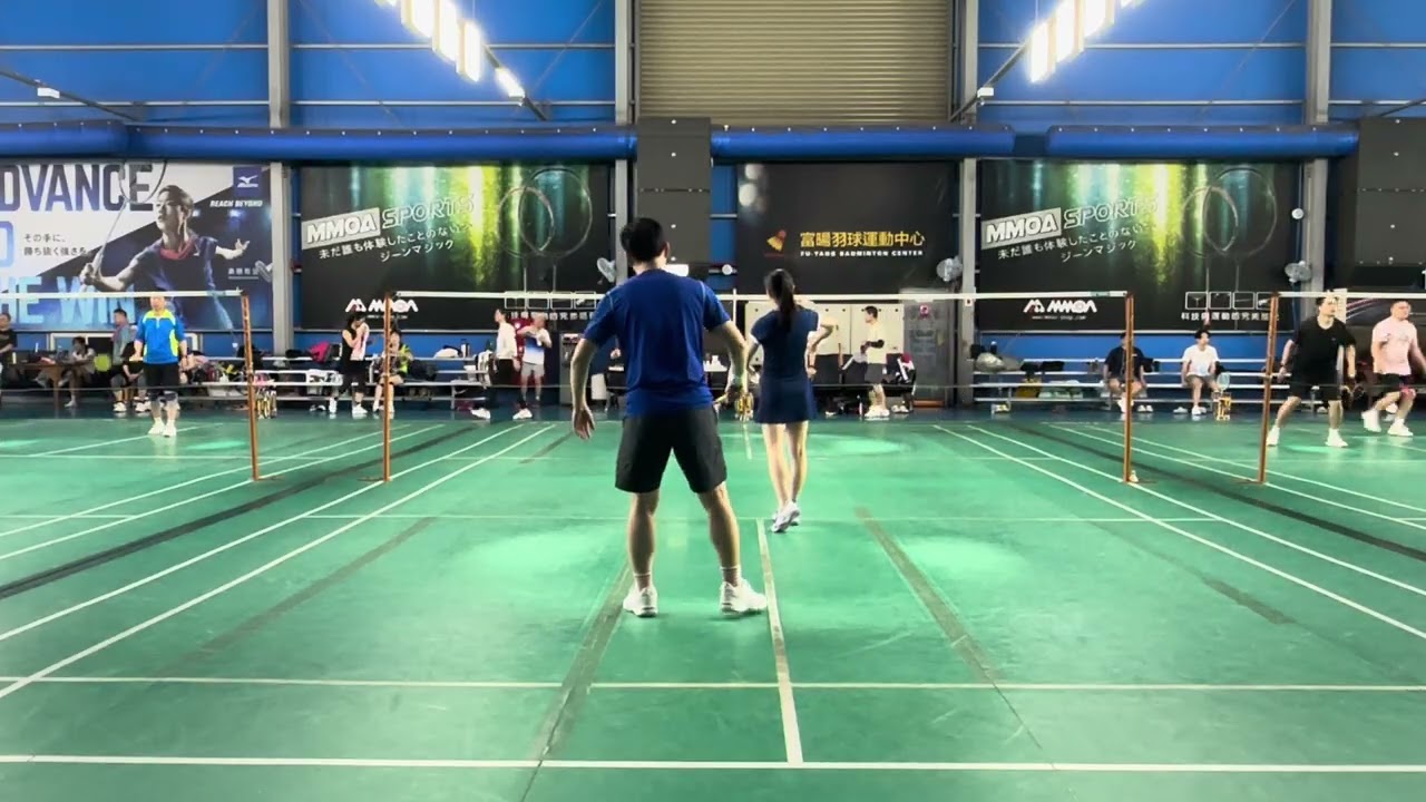 [羽球Vlog]🏸M&Jordan🆚豪&藍#混雙男雙
