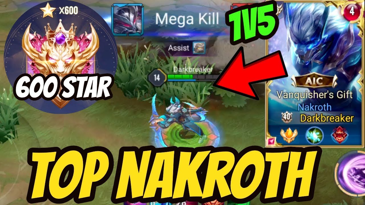 TOP 1 NAKROTH THẾ GIỚI MEGAKILL NGƯỜI VIỆT NAM  | AoV | 傳說對決 | RoV | Li&ecirc;n Qu&acirc;n Mobile