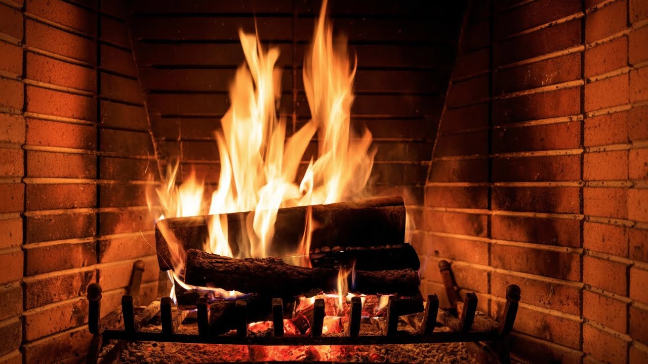 🔥 Relaxing Fireplace HD  3 Hours of Crackling Fire Sounds & Burning Logs