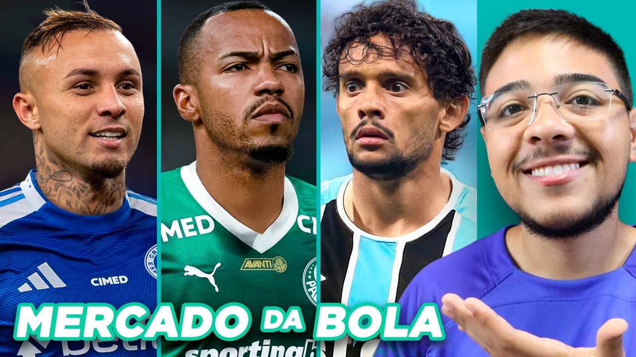 MARLON FREITAS PERTO DO PALMEIRAS│EVERTON CEBOLINHA PEDIDO NO CRUZEIRO e+ - Mercado da Bola 2026