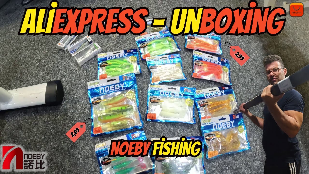 AliExpress Angel-Unboxing 🎣 | NOEBY Angelrute & K&ouml;der im Test! Lohnt sich China-Tackle? 🇨🇳🔥