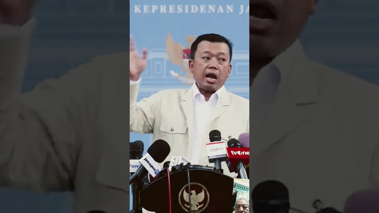 KETERANGAN PERS MENTERI ATR/BPN NASRON WAHID, TENTANG SERTIFIKAT LAUT  #beritaterkini  #pagarlaut