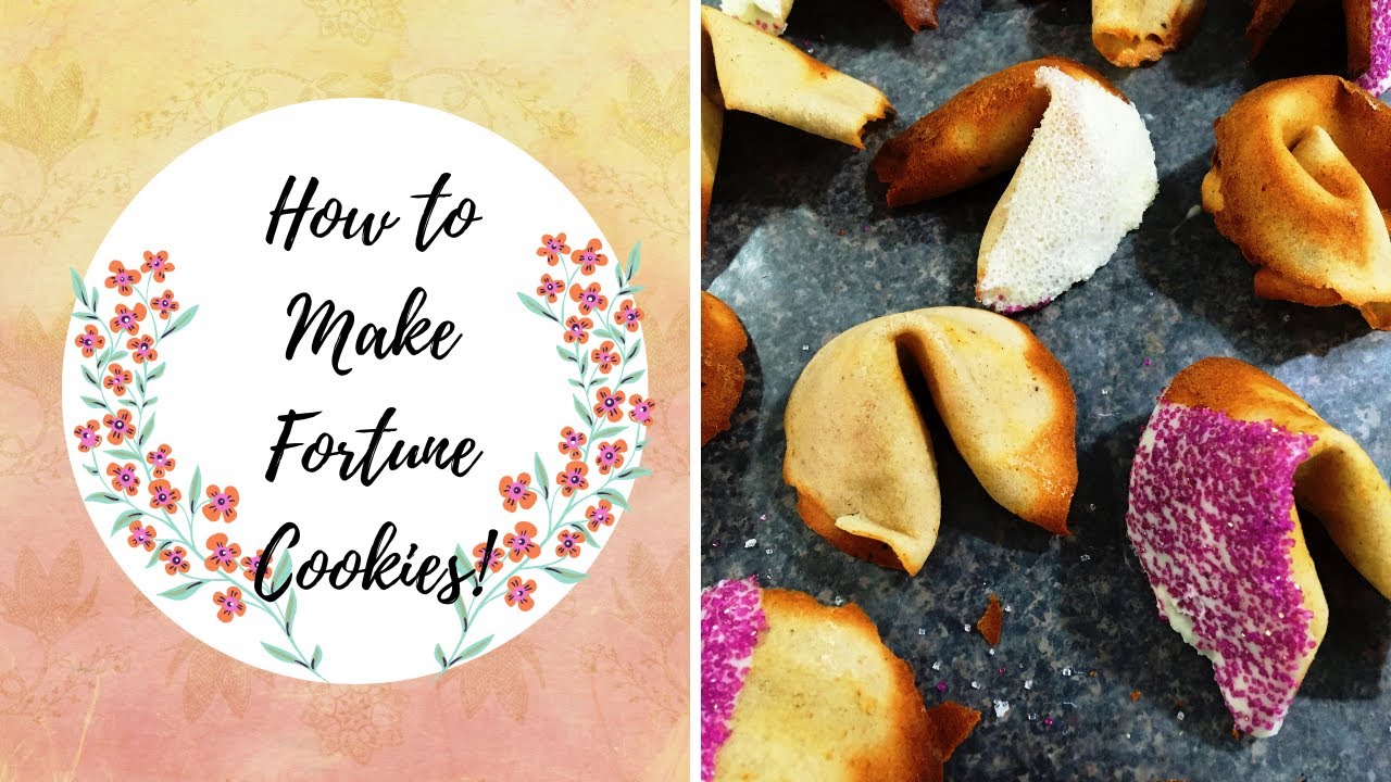 How to make Homemade Fortune Cookies! | Tiff's Patisserie