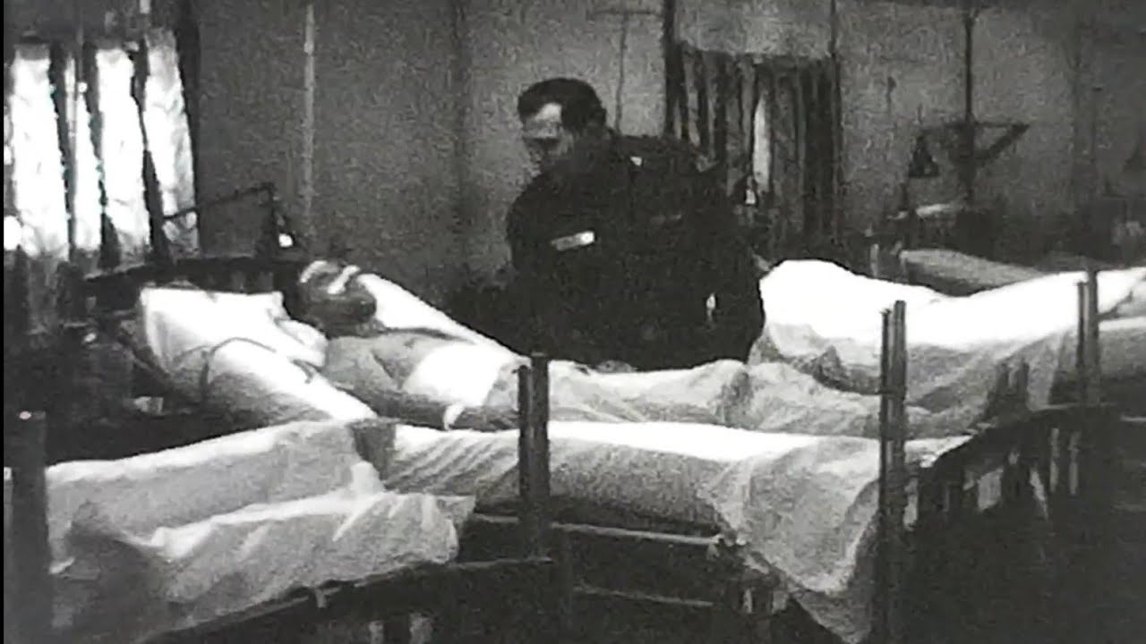 US Army 121st Evacuation Hospital 8th Army ASCOM Korea1960 & 61 Base Footage of PX and Hospital
