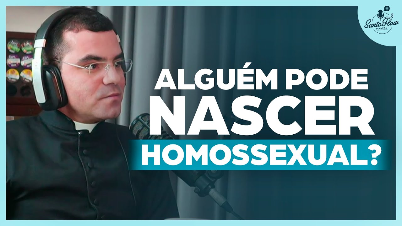 ALGUÉM PODE NASCER HOMOSSEXUAL? | Cortes do SantoFlow Podcast