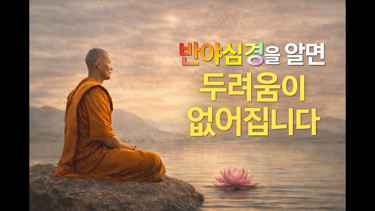 반야심경을 알면 두려움이 없어집니다 | 공(空)의 지혜로 불안 내려놓기 (회향·진언) |색즉시공 |부처님 말씀 | 마음공부|