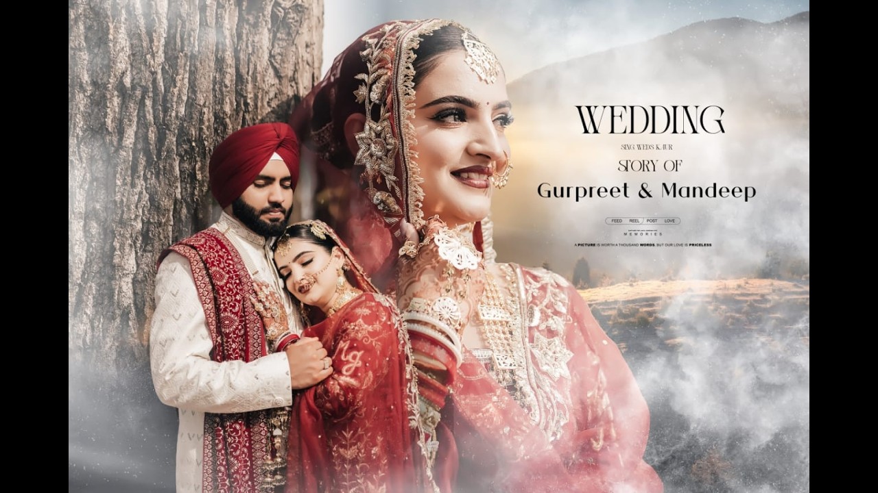 Best Cinematic Wedding 2026   Gurpreet & Mandeep   BABA PHOTOGRAPHY CONT.98156-52358