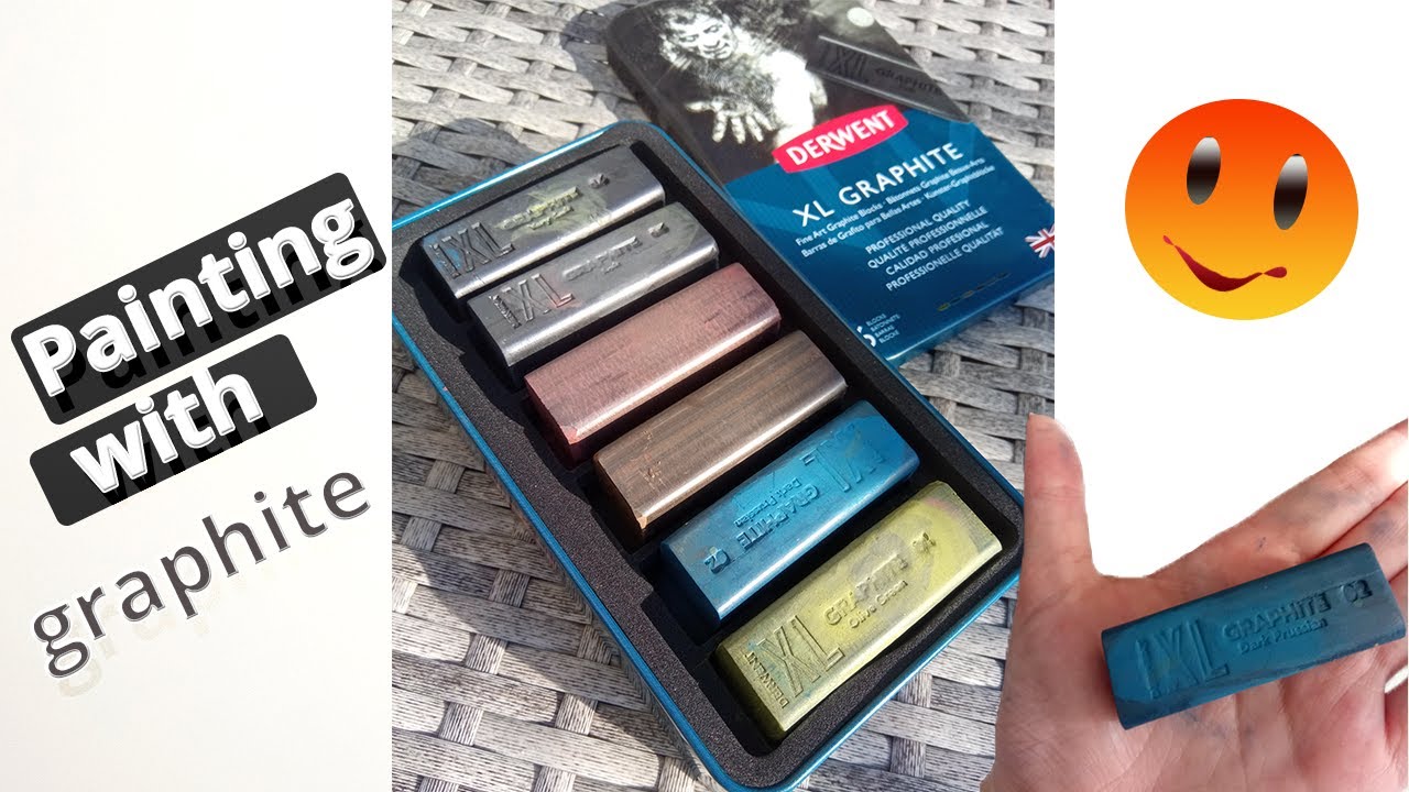 Graphite Blocks, Water-soluble XL Blocks from Derwent