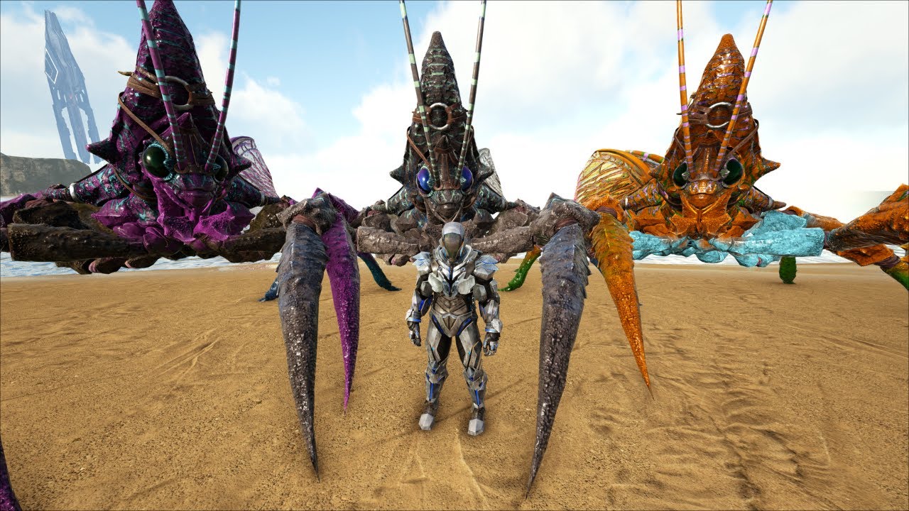 Where & How I Tamed 300 Rhyniognatha | Ark Official PVP 🍭