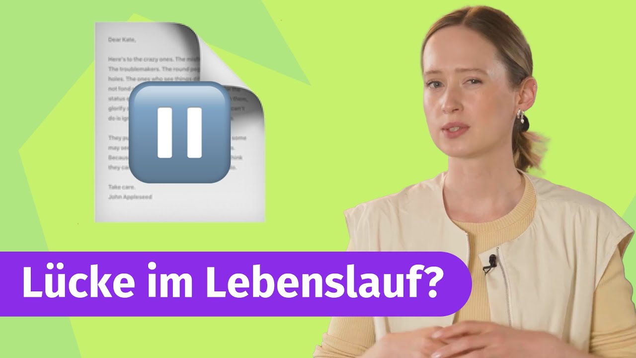 Lücke im Lebenslauf erklären: So bekommst Du den Job! ✅